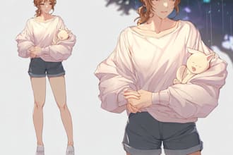 do a anime character