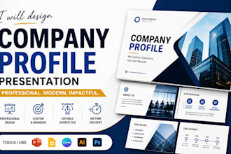 design company profile presentation and corporate powerpoint slides