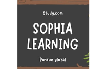 capella, online course help, moodle, sophia learning, studycom, straighterline