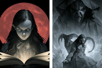 design a professional horror book cover, thriller book cover, mystery book cover