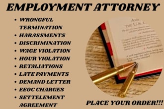 expertly handle wrongful termination, retaliation, harassment as labor attorney