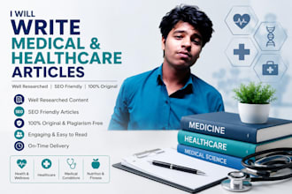 write medical and healthcare articles