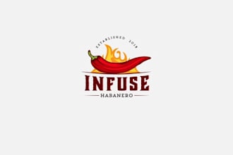 design hot sauce company logo