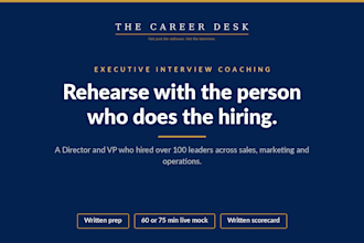 coach your job interview as a director and vp who hired over 100 leaders