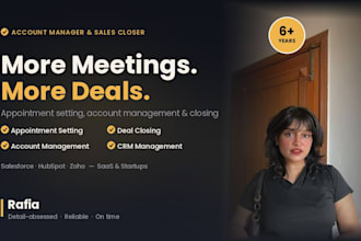 be your customer support agent and account manager