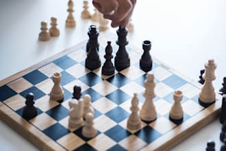 teach chess to beginners and intermediate players