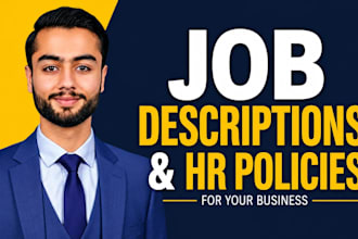 write an accurate job description and HR policies for your business