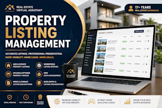 manage your real estate property listings on wordpress and CRM