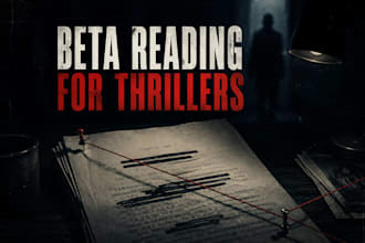 alpha or beta read your thriller manuscript