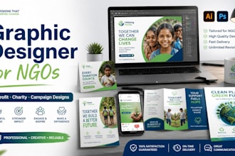 be your graphic designer for ngos and nonprofits