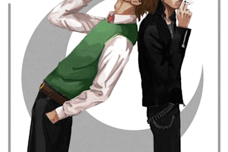 draw character illustrations, oc art, concept art,