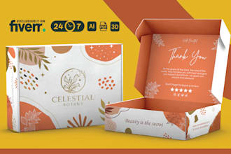 do product packaging box design, mailer box, amazon packaging product label