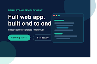 develop a professional mern stack web application