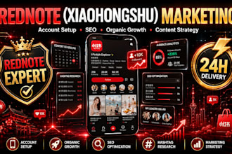 create rednote xiaohongshu account setup and optimize for business growth