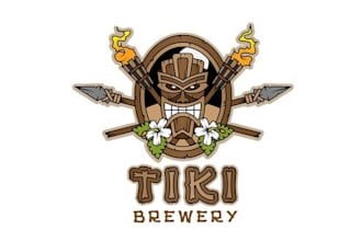 design amazing tiki brewery beer bar logo