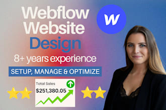 create a business website on webflow