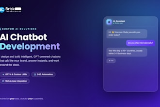 build and deploy a custom ai chatbot using gpt or claude API