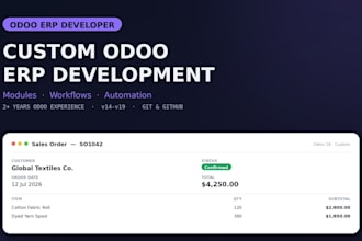 develop and customize your odoo erp modules