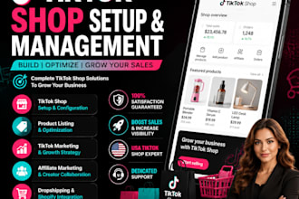 setup and manage your tiktok shop for sales growth and marketing