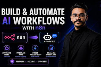 build n8n automation ai agents and rag chatbot and integrate with website