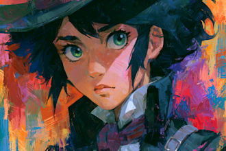 do anime character art