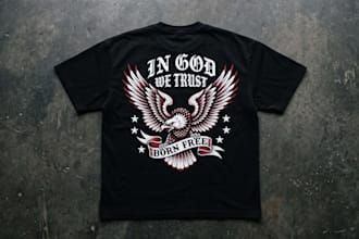 design bold graphic tees for your brand