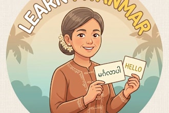 teach you conversational myanmar in simple english