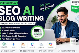 write SEO optimized ai blog posts and articles