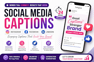write engaging instagram and facebook captions