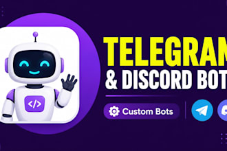 build a simple telegram or discord bot