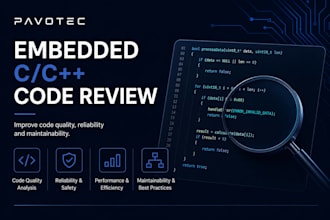 review your embedded c or cpp code for quality and reliability