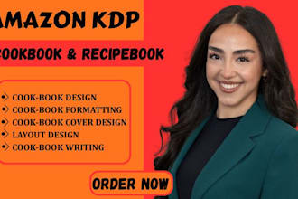 professionally format cookbooks, recipe books, and ebooks