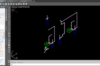 create cadworx piping models and isometric drawings