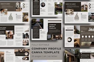 design minimalist flyer brochure company profile media kit press kit epk designs