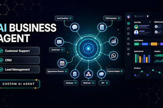 build an ai agent for customer support, CRM and lead management