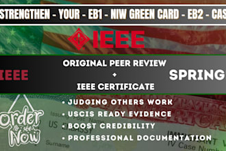 help become ieee springer peer reviewer to meet uscis eb2 niw criteria