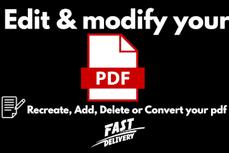 edit modify and redesign your PDF files