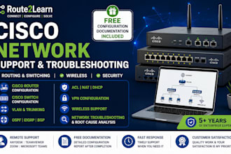 provide network support and troubleshooting