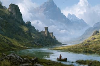 do amazing fantasy landscape
