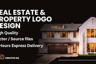 design professional real estate property and construction logo