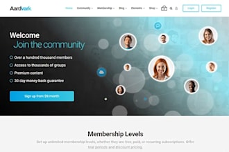 design squarespace membership website paid membership private community website