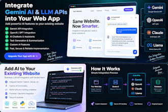 integrate gemini ai and llm apis into your web app