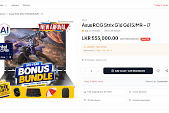 build a custom ecommerce website using laravel react nextjs and filament