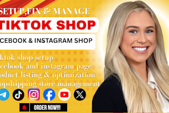 setup tiktok shop, fix tiktok dropshipping, tiktok shop manager tiktok shop ads