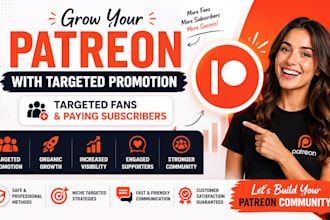 promote your patreon and attract targeted  paying subscribers