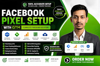 setup or fix facebook pixel and conversion API with GTM