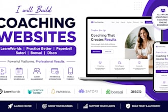 build learnworlds practice better paperbell satori bonsai disco coaching website