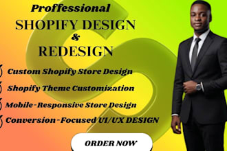 design and redeign your shopify store