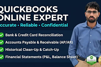 do bookeeping ,financial statement and bank reconcilliation