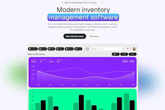 design a modern saas landing page in figma